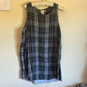 Natural Life Checkered Dress